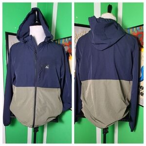 Rip Curl Men's Elite Anti Series Jacket Hooded Wind Breaker Water Repellent XL